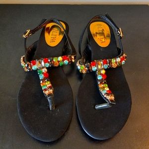 Gemstone Sandals Size 8